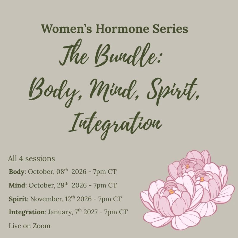 Women's Hormone Series flyer
